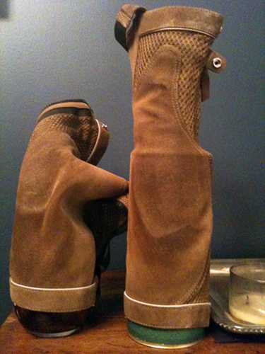 Ariat half chaps in Taupe